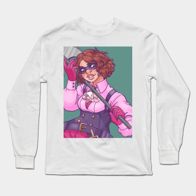 Noir Long Sleeve T-Shirt by paperstarzz